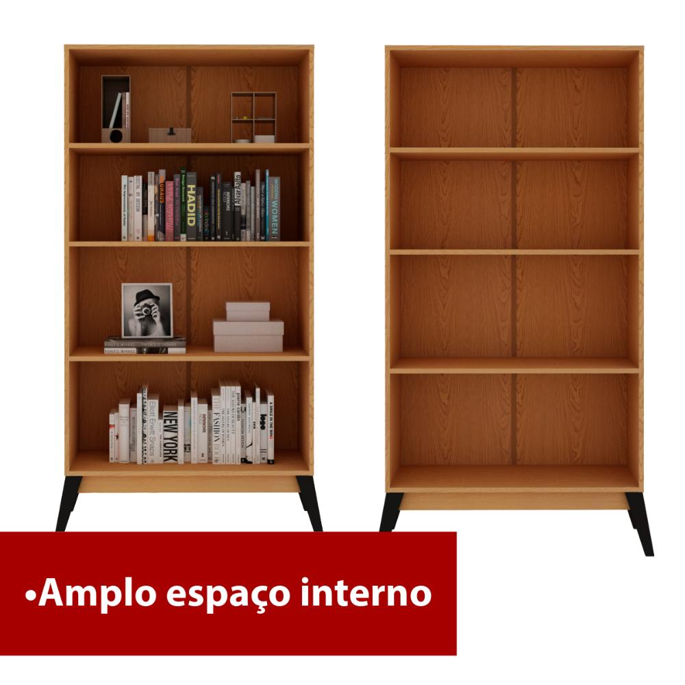 Estante Livros Genialflex Jamaica Pt 2 Portas