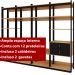 Guarda Roupa Closet Modulado Genialflex Aberto Freijó Preto