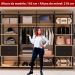 Guarda Roupa Closet Modulado Genialflex Aberto Freijó Preto