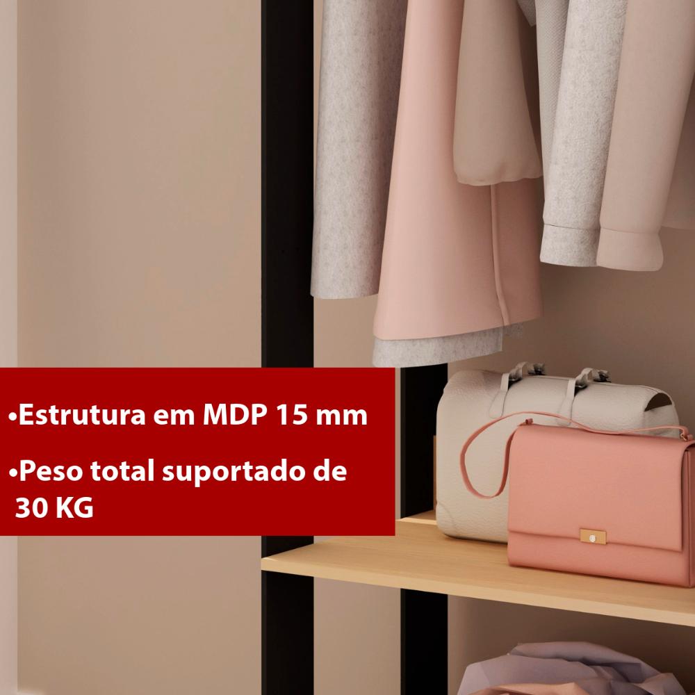Guarda Roupas Closet Genialflex Cabideiro