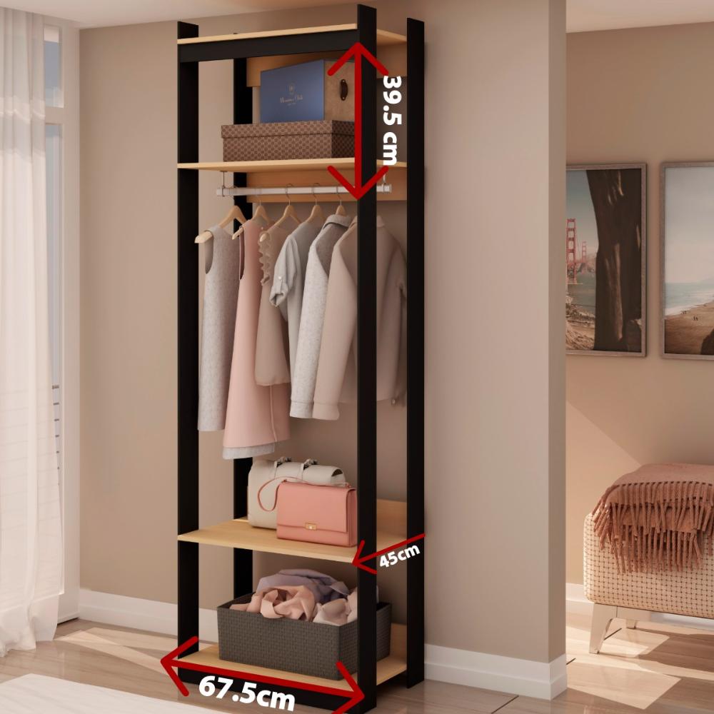 Guarda Roupas Closet Genialflex Cabideiro