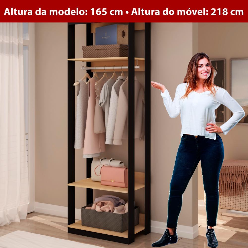 Guarda Roupas Closet Genialflex Cabideiro