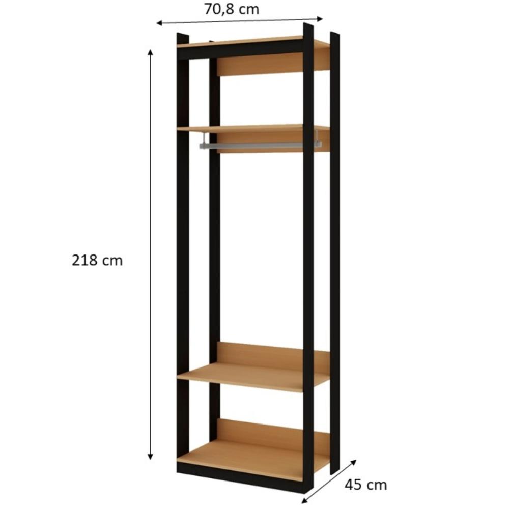 Guarda Roupas Closet Genialflex Cabideiro
