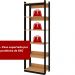 Guarda Roupas Closet Genialflex Prateleiras Preto/fosco