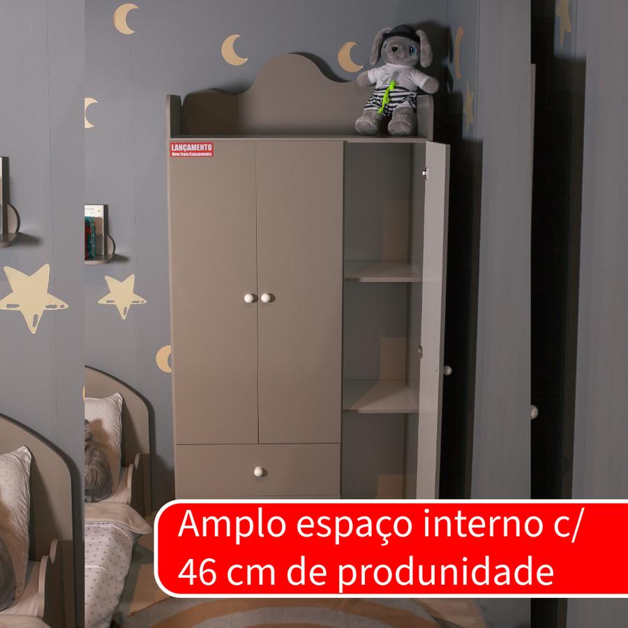 Guarda Roupas Infantil Genialflex Nuvem