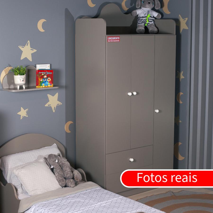 Guarda Roupas Infantil Genialflex Nuvem