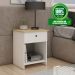 Mesa de Cabeceira Genialflex Branca Encaixe Sem Ferramentas
