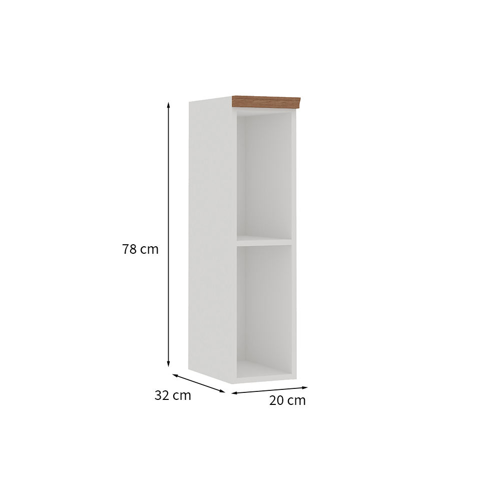 Nicho Iluminata Branco 20 cm
