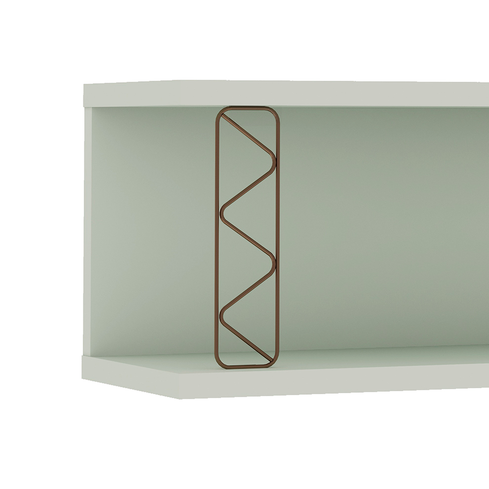 Nicho Iluminata Verde Mint 80 cm