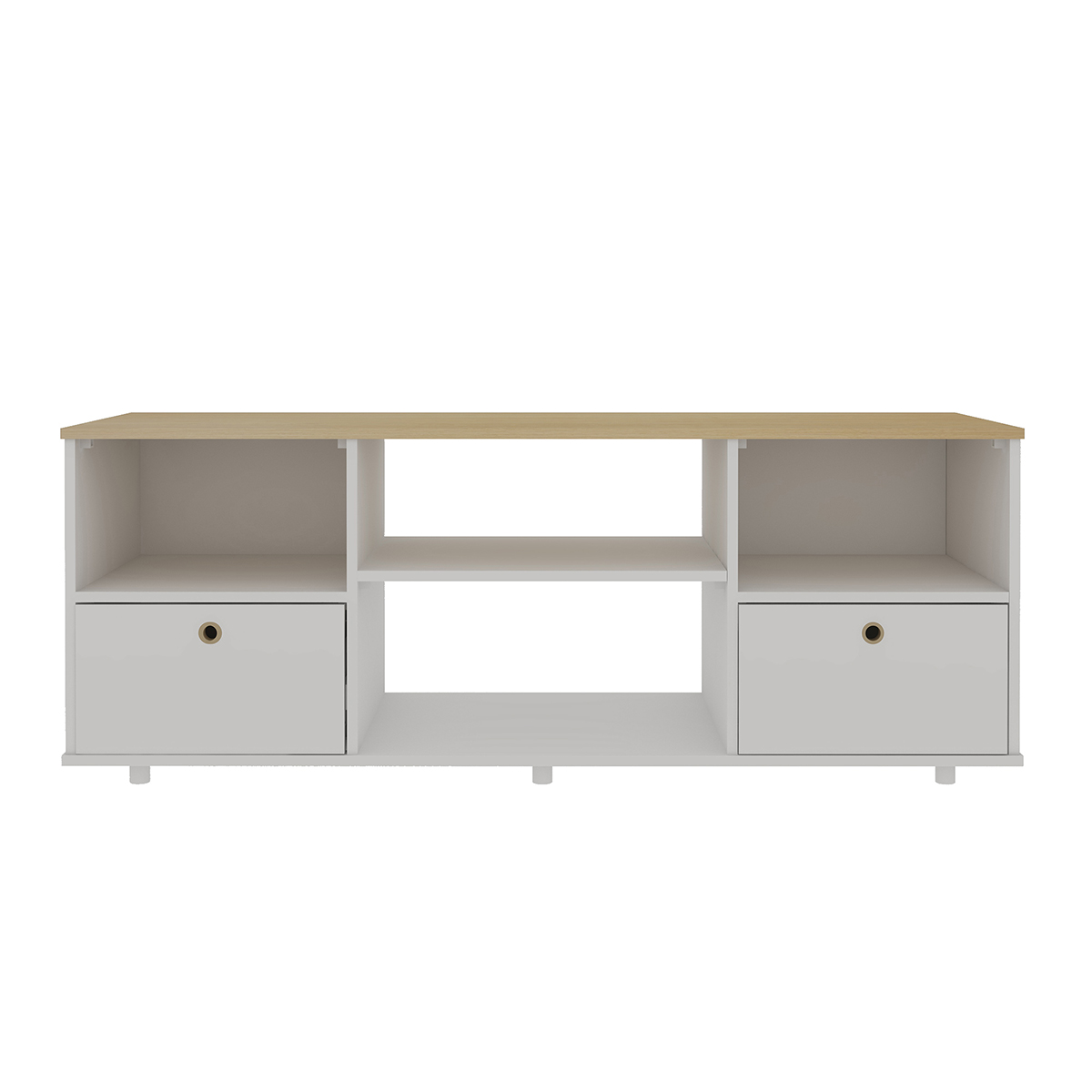 Rack para TV Genialflex Branco Encaixe Sem Ferramentas