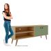 Rack para Tv Genialflex 2 Portas 160 cm Amber Savana Alecrim