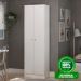 Sapateira Armário Multiuso Genialflex 2 Porta 5 Prateleiras Branco MDP
