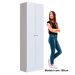 Sapateira Armário Multiuso Genialflex 2 Porta 5 Prateleiras Branco MDP