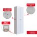 Sapateira Armário Multiuso Genialflex 2 Porta 5 Prateleiras Branco MDP