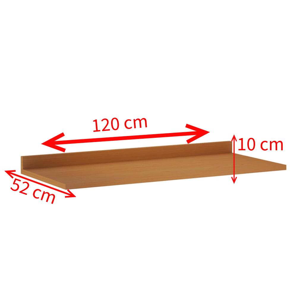 Tampo Balcão Cozinha Genialflex Essência 120 Cm Kit Freijó