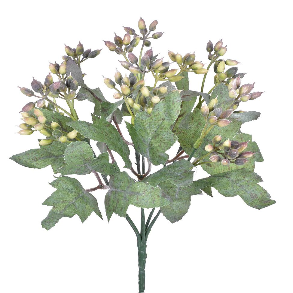 Buquê Decorativo Berries Lavanda Verde