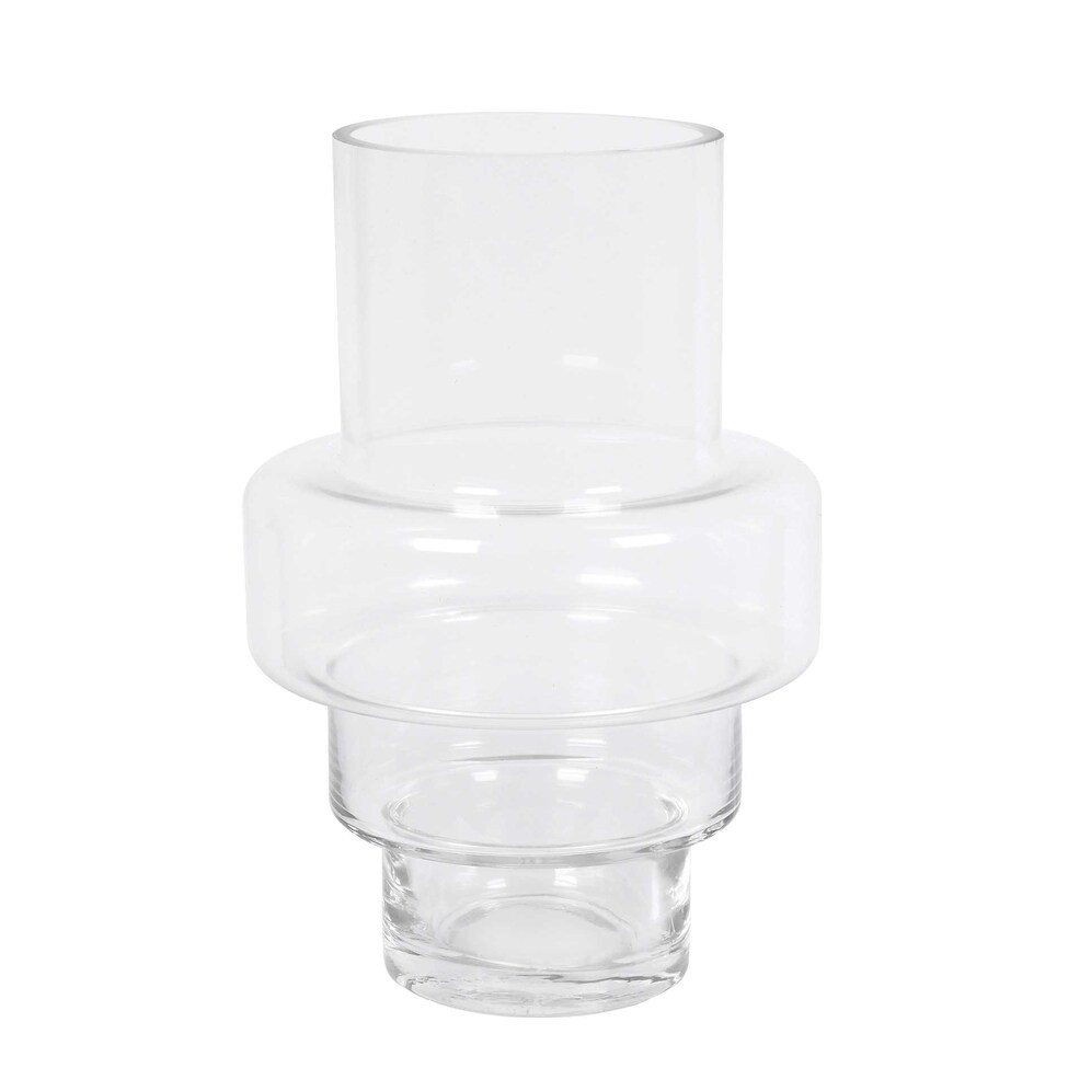 Vaso Decorativo Círculos Transparente