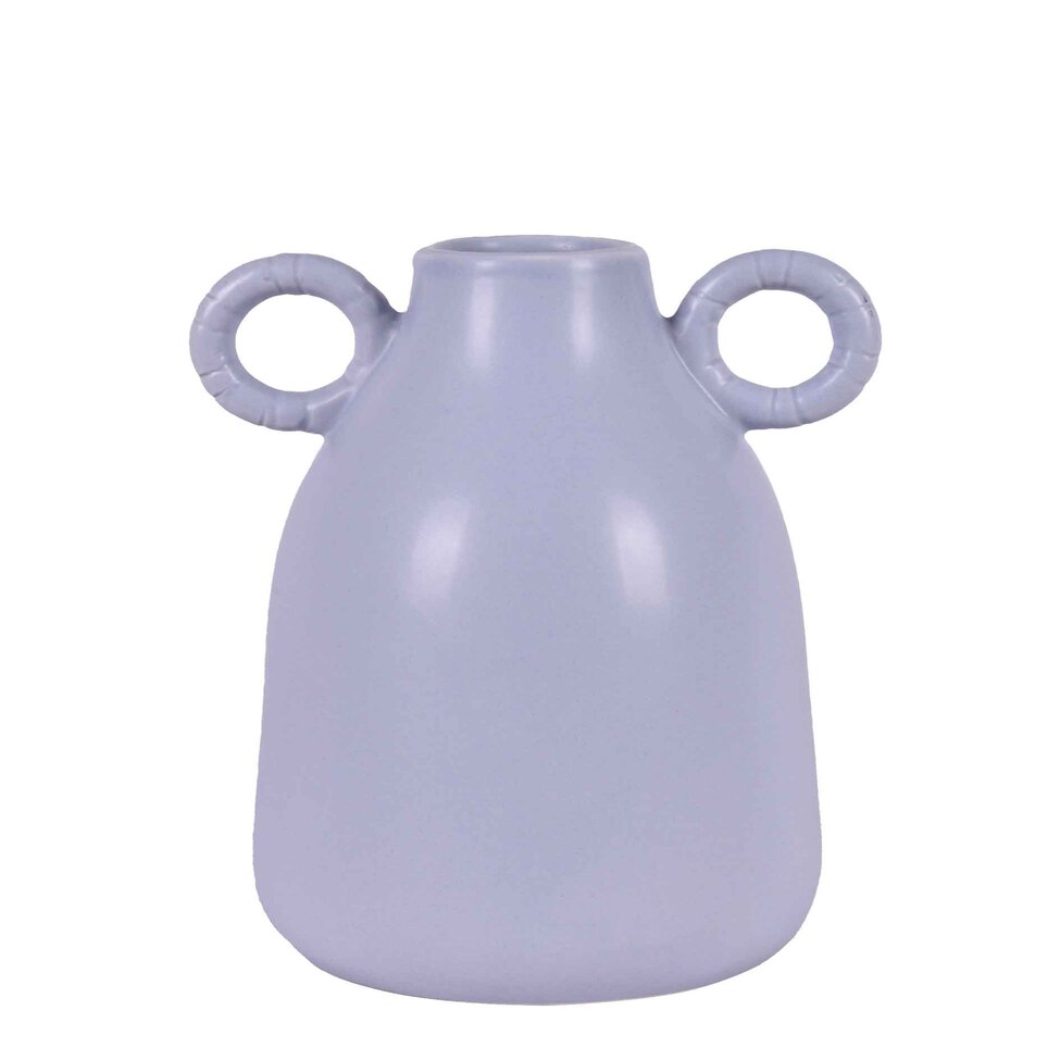 Vaso Decorativo Minimalista Azul 15 cm
