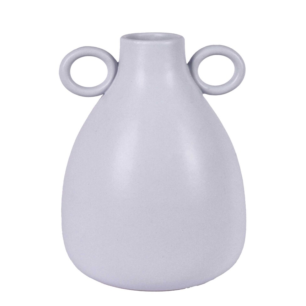 Vaso Decorativo Minimalista Azul 20 cm