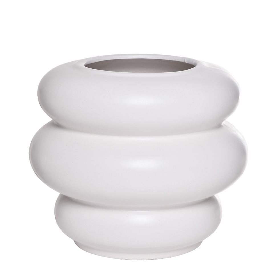 Vaso Decorativo Níveis Branco