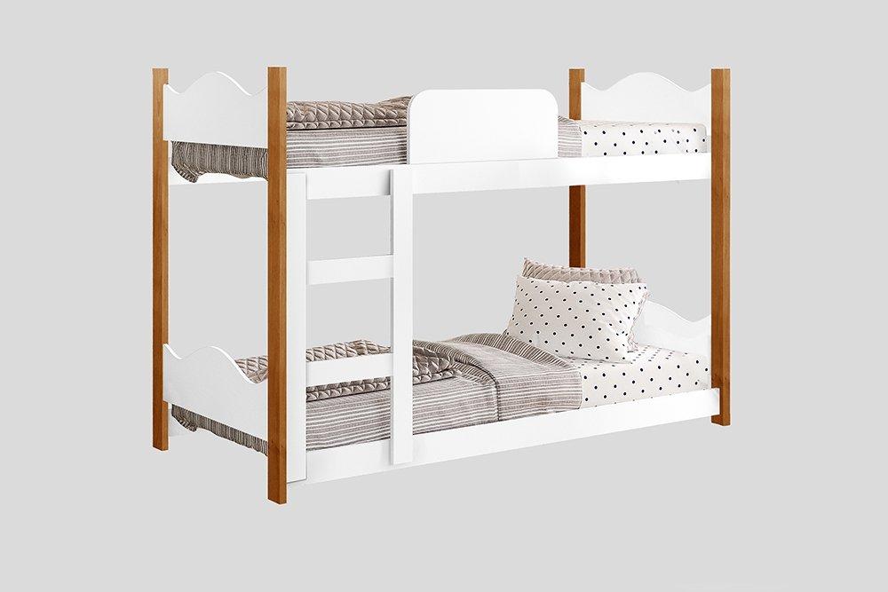 Beliche Infantil Encanto Branco Grenat - Gabrielli Móveis