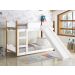 Beliche Infantil Encanto Branco Grenat com Escorregador- Gabrielli Móveis