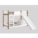Beliche Infantil Encanto Branco Grenat com Escorregador- Gabrielli Móveis