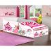 Cama Carro Menina Infantil Carruagem Unicórnio Com Colchão