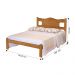 Cama Casal Flex Elaborada Oslo Nature Off White