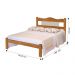 Cama Casal Flex Elaborada Oslo Nature Off White
