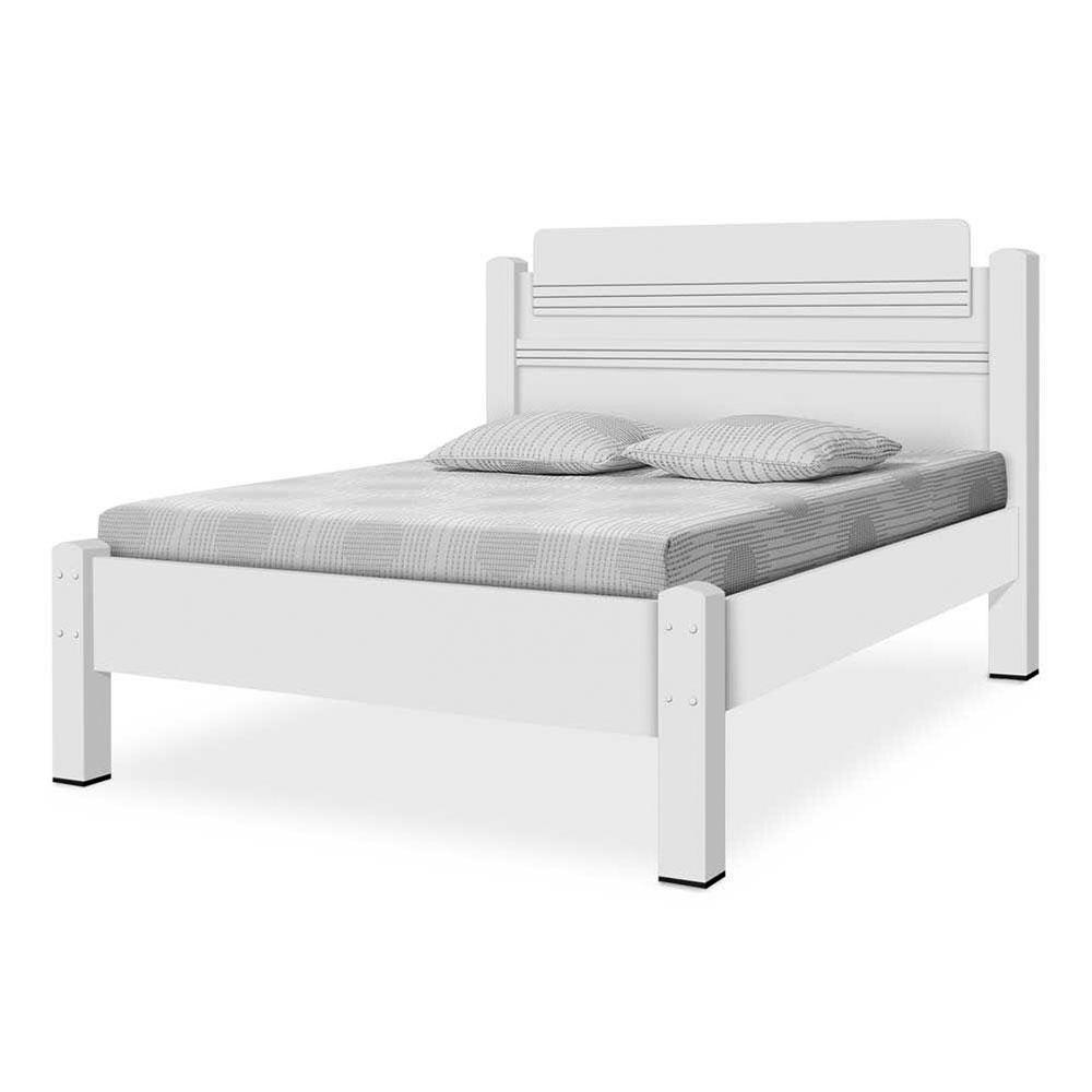 Cama Casal Paris  Branco - Gabrielli