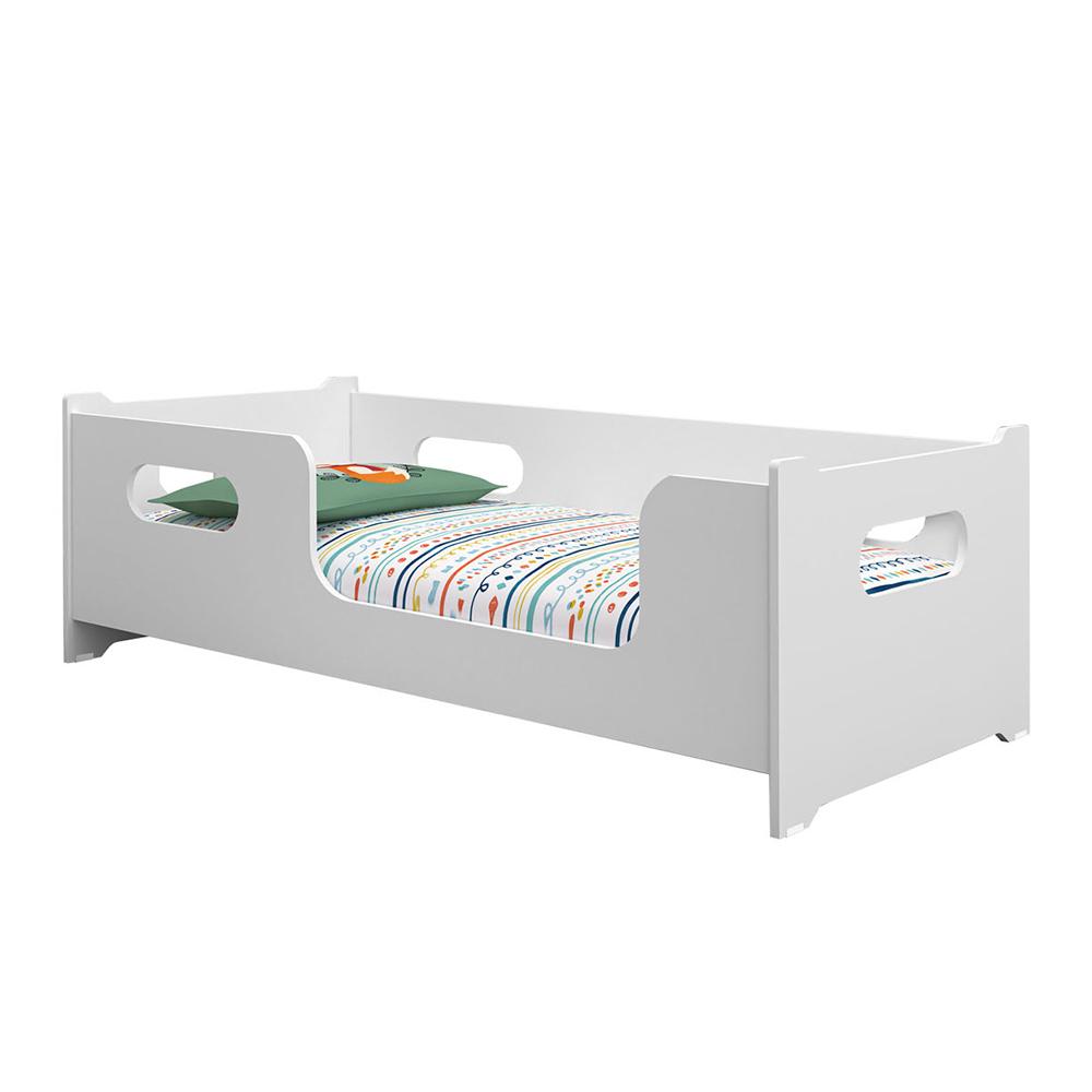 Cama Catânia Solteiro Branca