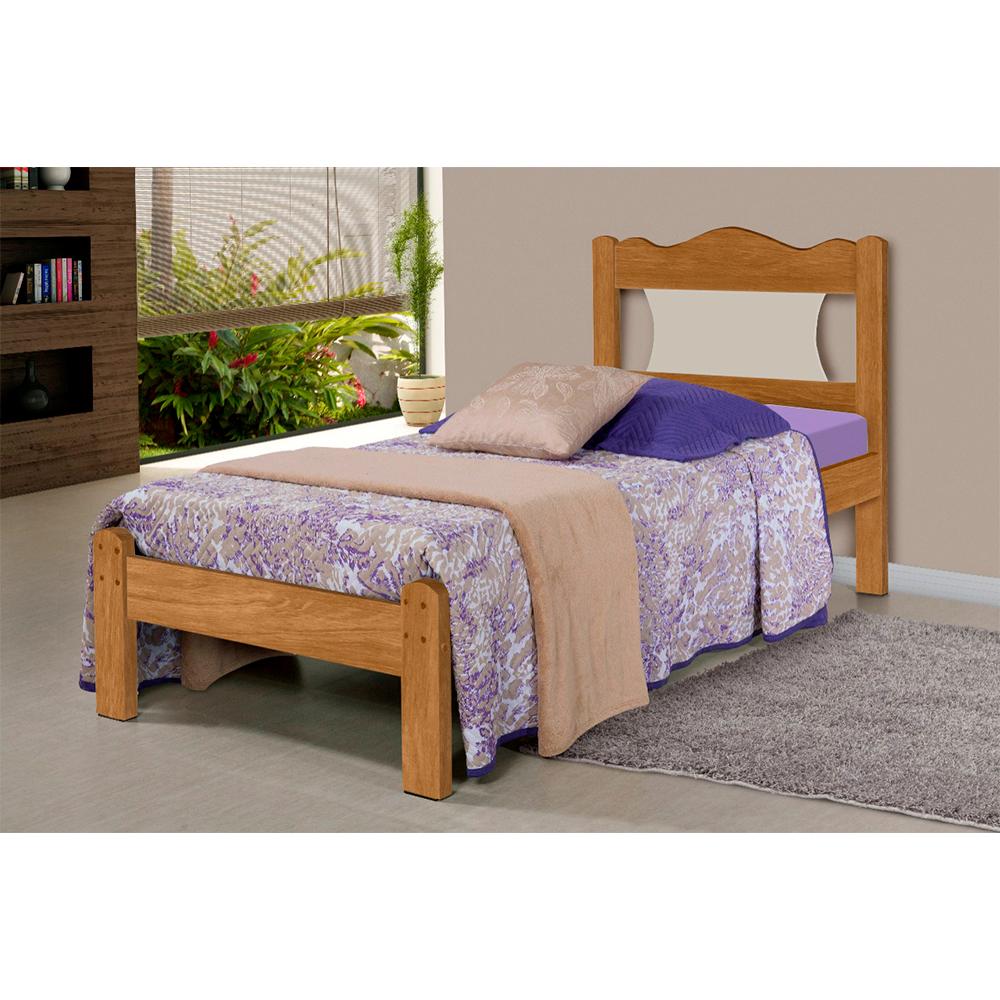 Cama Flex Solteiro Casablanca Nature Off White Com Colchão