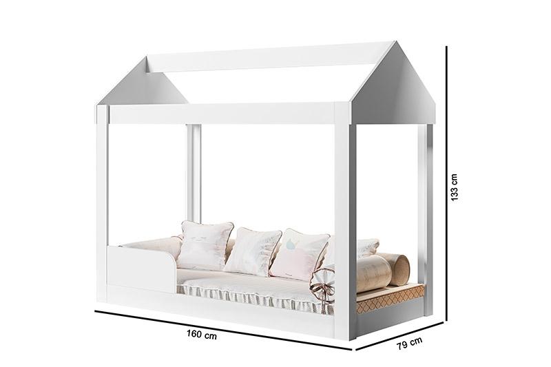 Cama Infantil Montessori Dakota Branca Gabrielli