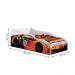 Cama Quarto Infantil Carro Laranja