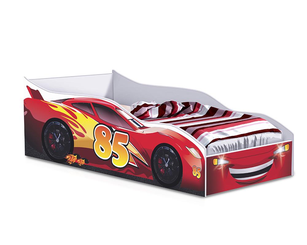Cama Quarto Infantil Carro Vermelho