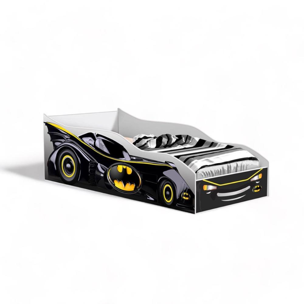 Cama Racer Preto com Colchão Gabrielli
