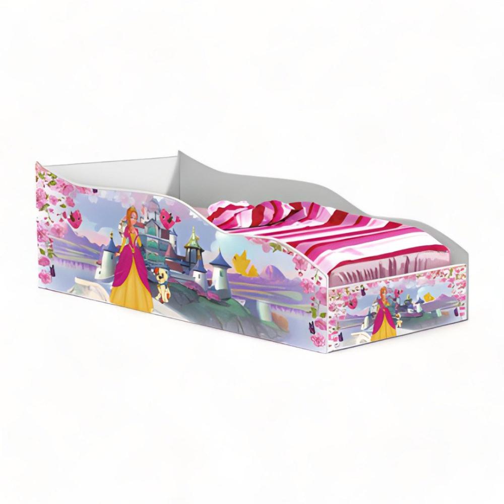 Cama Racer Solteiro Castelo com Colchão Gabrielli