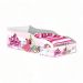 Cama Racer Solteiro Pink com Colchão Gabrielli