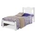 Cama Solteiro Munique Branco com Colchão - Gabrielli