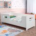 Cama Solteiro Ravena Branca Com Colchão
