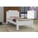 Cama de Solteiro Ryan Branco com Colchão