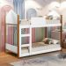 Mini Beliche Infantil Casa Samuel Branco com Colchões
