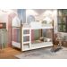 Mini Beliche Infantil Casa Samuel Branco com Colchões
