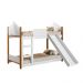Mini Beliche Infantil Casa Samuel Branco com Escorregador