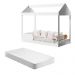 Mini Cama Bernado Branco com Colchão