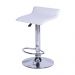 Banqueta Bar Cozinha 38,5x64cm Couro Ecológico Branco