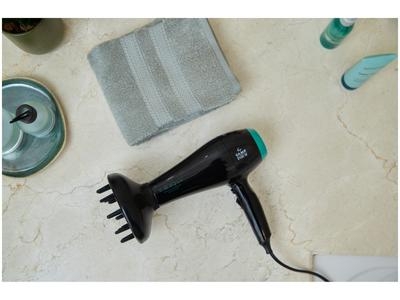 Secador De Cabelo Gama Italy Babosa Ceramic Ion, Motor AC Profissional, 2100W, Preto C/Filtro Verde 127V