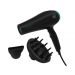 Secador De Cabelo Gama Italy Babosa Ceramic Ion, Motor AC Profissional, 2100W, Preto C/Filtro Verde 220V