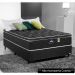 Base Para Cama Box Casal 138cm Poliéster Bordado Perola Negra Preto - Gazin